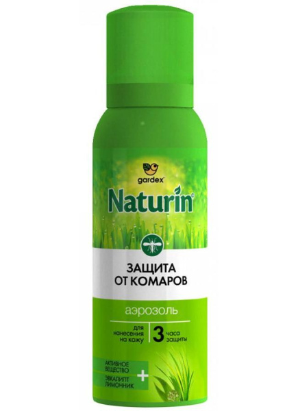Аэрозоль Gardex Naturin от комаров 100 мл